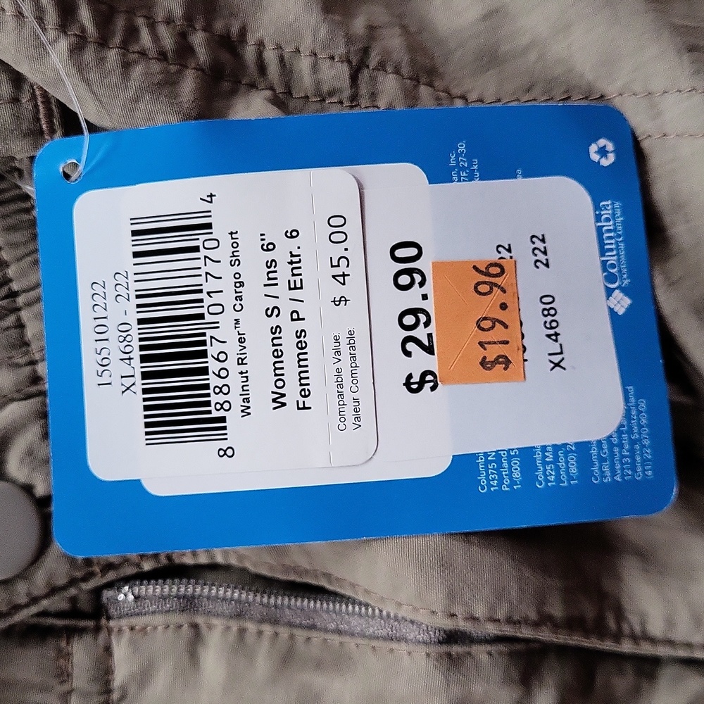 NWT Columbia Shorts (S) - Picture 4 of 6
